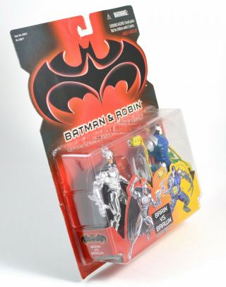 Batman & Robin Movie Brain vs.  Brawn Figure Pack 1997 MOC 3