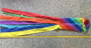 Vintage Spectra Star Rainbow 5’ Long Windsock