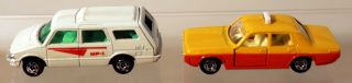 Dte 2 Japan Tomy Tomica Pocket Car No 32 Org/yel Crown Taxi & 97 Toyota Mp - 1