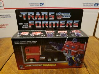 Transformers G1 Optimus Prime Heroic Autobot Commander Reissue Exclusive