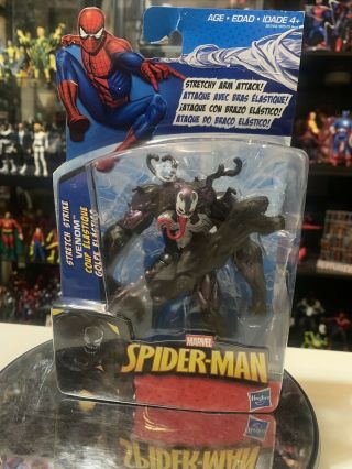 Marvel Spider - Man 3.  75 " Stretch Strike Venom Action Figure Vhtf Rare