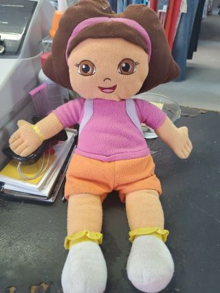 Dora The Explorer With Backpack Plush Doll 1pc