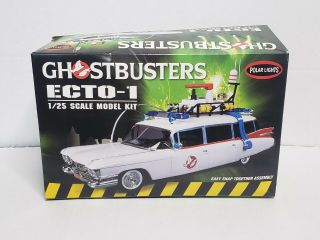 Polar Lights " Ghostbusters Ecto - 1 " 1/25 Opened Kit,  Parts