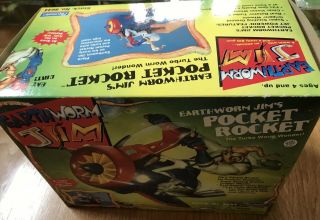 Earthworm Jim Pocket Rocket in package by Playmates 1995 8644 2
