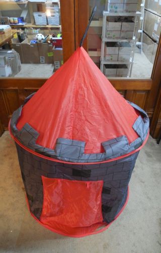 Kids Play Tent Knight Castle - Portable Kids Tent - Kids Pop Up Tent Foldable In