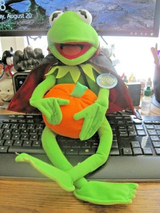 Kermit The Frog Muppets Sesame Street Halloween Vampire Dracula Tag