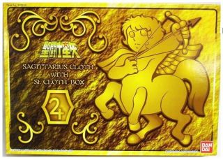 Bandai Saint Seiya Knights Of The Zodiac Sagittarius Gold St.  Cloth Box Hk