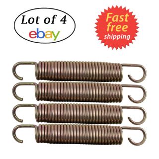 5.  5 Inch Zinc Replacement Trampoline Springs With 28 Coils,  7/8 " Wide,  Pack Of 4
