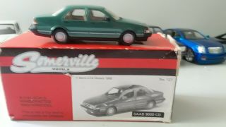 Somerville Models 1/43 Scale Model Car 127 - Saab 9000 Cd - Green