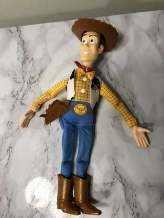 Vtg Toy Story Woody Doll Puppet 11” Burger King 1995