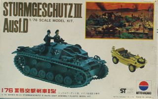 Nitto 1:76 Sturmgeschutz Iii Ausf.  D Plastic Tank Model Kit 22u