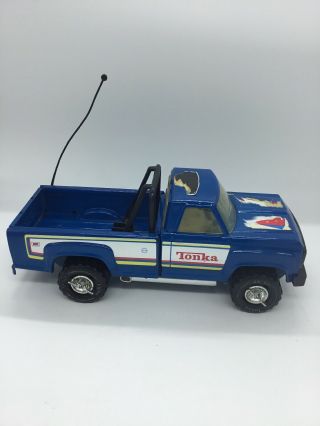 Vintage Tonka Xr - 101 Blue Pickup Truck - 14 1/2 " Long - Metal
