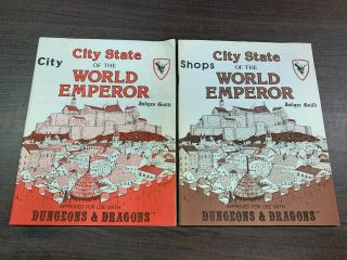City State Of The World Emperor Guide Books - City And Shops,  Map