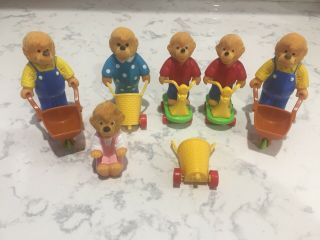 1987 Mcdonalds Happy Meal Berenstain Bears Family Set With