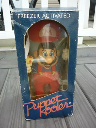 Vintage 1989 Nintendo Mario Bros Puppet Kooler Figure Toy Rare Cib Nos