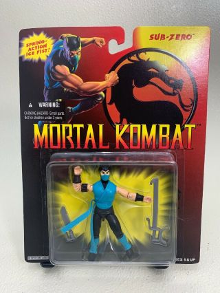 G.  I.  Joe Mortal Kombat Sub - Zero Subzero Figure 1994 Moc