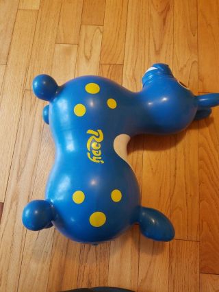 Blue Rody Horse Child ' s Bounce Ride Toy inflatable donkey pony SHIPS FLAT 5