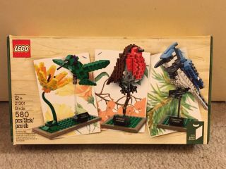 Lego Ideas Birds Set 21301 - - Factory - Nib - Robin,  Blue Jay