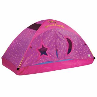 Pacific Play Tents 19721 Kids Secret Castle Bed Tent Playhouse - For Full Size.