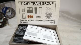 G Tichy Train Group Boxed 200,  Piece Structure Part Assortment 2050 O Scale
