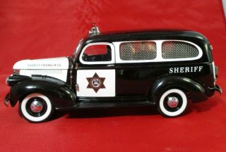 1946 Chevrolet Suburban Sheriff Diecast Franklin Precision Models 46 Chevy