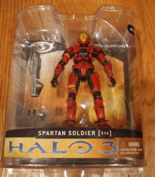 Mcfarlane Toys Halo 3 Series 1 Red Spartan Soldier Eva Action Figure 2008