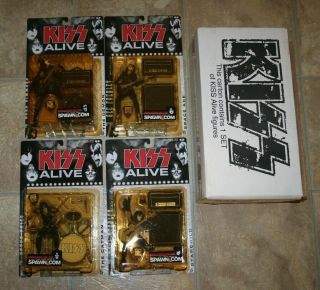Mcfarlane Toys - Kiss Alive - Full Set With Case