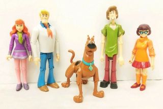 (loose) Hanna - Barbera 4 " Scooby - Doo 5 - Pack Mystery Solving Crew Action Figures