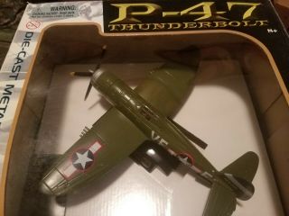 P - 47 Thunderbolt Diecast Model Airplane Motor Max - 1:48 - Great Display Piece