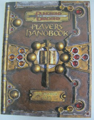 Dungeons & Dragons Players Handbook Core Rulebook I V3.  5 Hardcover