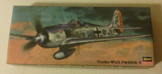 Hasegawa Focke Wulf Fw190a 8 Plane Model