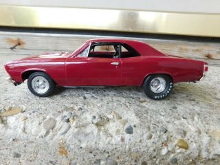 Built Model Kit 1967 Chevy Chevelle 7 3/4 Inches Long