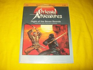 Oa2 Night Of The Seven Swords Dungeons & Dragons Ad&d 9186 2 Oriental Adventures