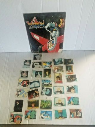 1984 Voltron Defender Of The Universe Sticker Album Panini And 31 Stickers