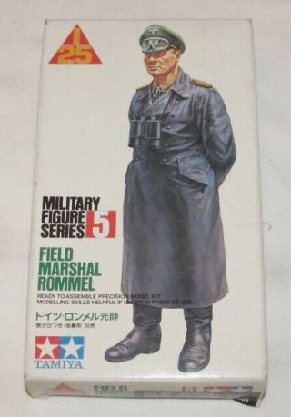 Tamiya Military Figures Series 5 Field Marshal Rommel Kit Pf0005 1/25