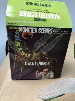 Moebius Monster Scenes ' Giant Insect ' Model Kit Snap Together Kit 4