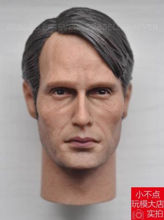 1/6 Scale Hannibal Mads Mikkelsen Galen Erso Head Sculpt Fit 12 "