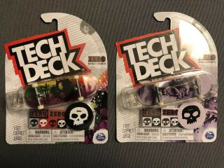 Tech Deck Zero Series 11 Ultra Rare Collectible Skateboards Set Of 2