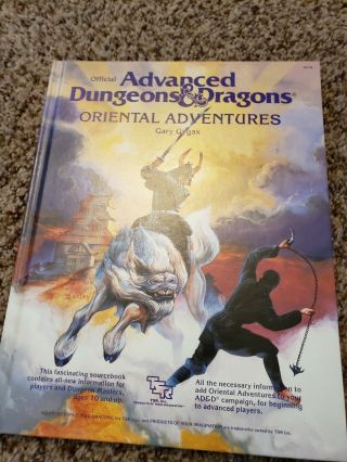 Advanced Dungeons And Dragons Oriental Adventures