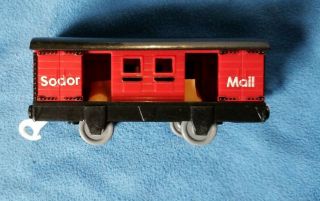 Thomas & Friends Red Sodor Mail Car Trackmaster 2006 Hit Toy Doors Open