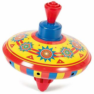 Novelty & Gag Toys Schylling Little Tin Top (colors And Designs May Vary) &