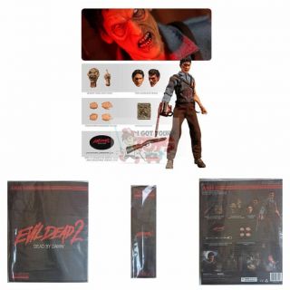 Ash (bruce Campbell) 1:12 Mezco Evil Dead 2 (army Of Darkness) 2018 Figure