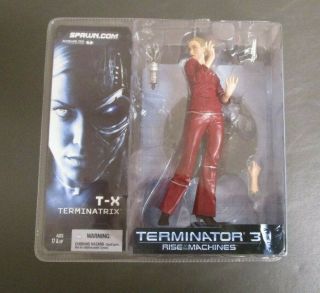 T - X Terminatrix Mcfarlane Toys Terminator 3 Rise Of The Machines Moc Gv
