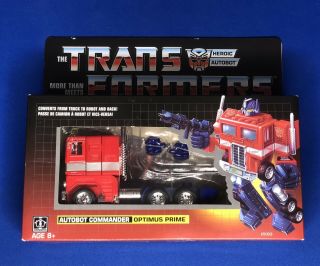 Transformer Optimus Prime Autobot Commander Reissue G1 Action Figure Toy