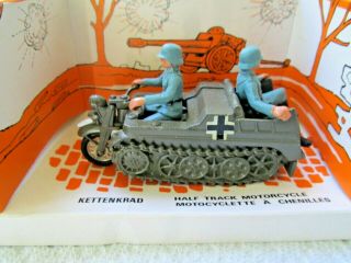 Britains 9780 Kettenkrad Half Track Motorcycle 1:32nd Scale - Diecast