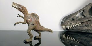 Re - Ak A - Tak Electronic Spinosaurus Jpiii Vintage Jurassic Park 3 Dinosaur
