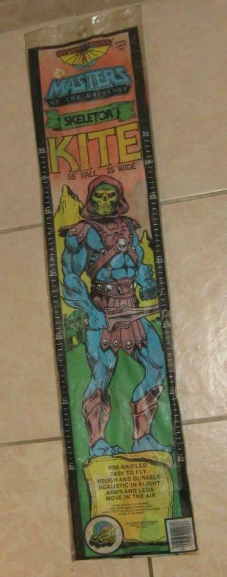1982 Early Vintage He - Man Masters Of The Universe Skeletor Flying Kite