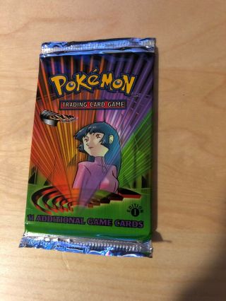 Pokemon 1st Edition Gym Challenge Factory Booster Pack