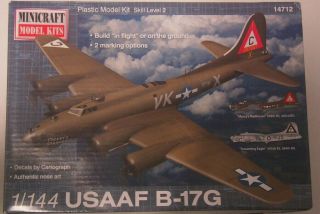 1:144 Scale Minicraft Model Kit - Usaaf B - 17g Mercy 