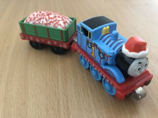 Take Along N Play Diecast Thomas Train Holiday Thomas & Candy Cane Car